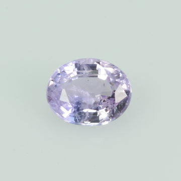 0.45 Cts Natural Lavender Sapphire Loose Gemstone Oval Cut