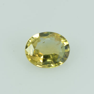 0.39 Cts Natural Yellow Sapphire Loose Gemstone Oval Cut