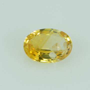0.49 Cts Natural Yellow Sapphire Loose Gemstone Oval Cut