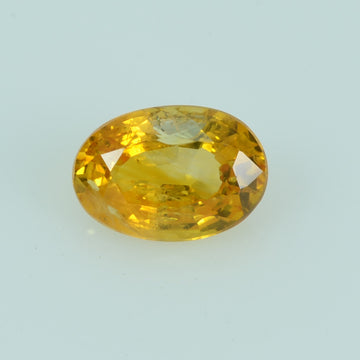 0.53 Cts Natural Yellow Sapphire Loose Gemstone Oval Cut