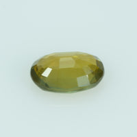 0.54 Cts Natural Yellow Sapphire Loose Gemstone Oval Cut