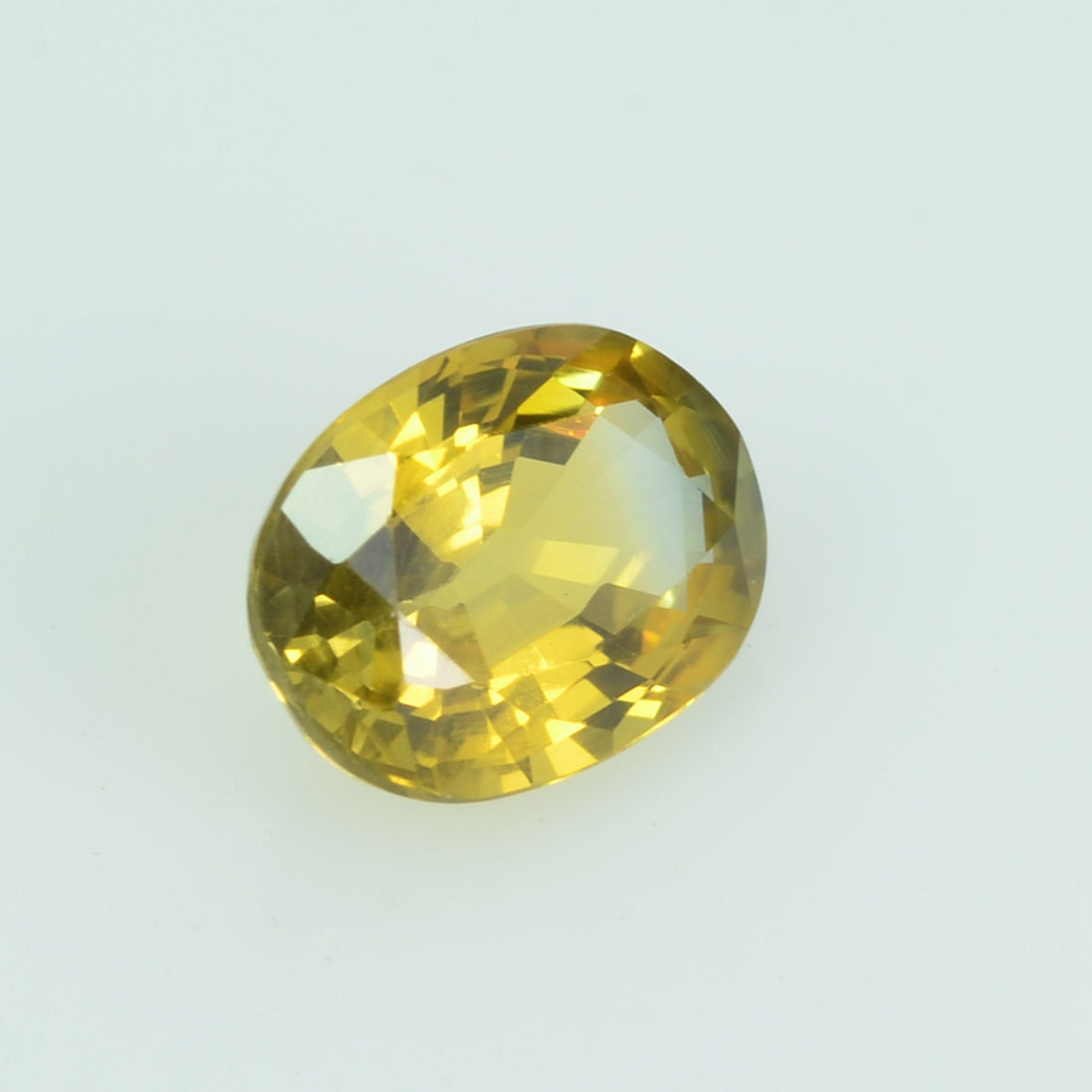 0.56 Cts Natural Yellow Sapphire Loose Gemstone Oval Cut