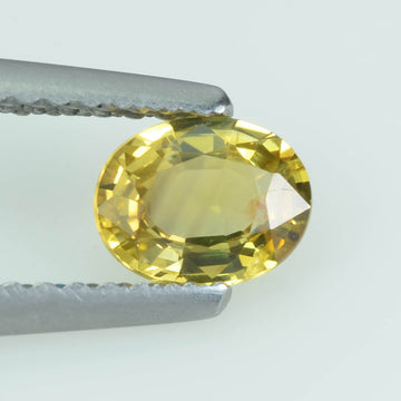 0.59 Cts Natural Yellow Sapphire Loose Gemstone Oval Cut