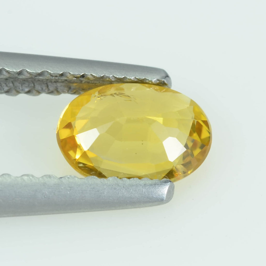 0.60 Cts Natural Yellow Sapphire Loose Gemstone Oval Cut