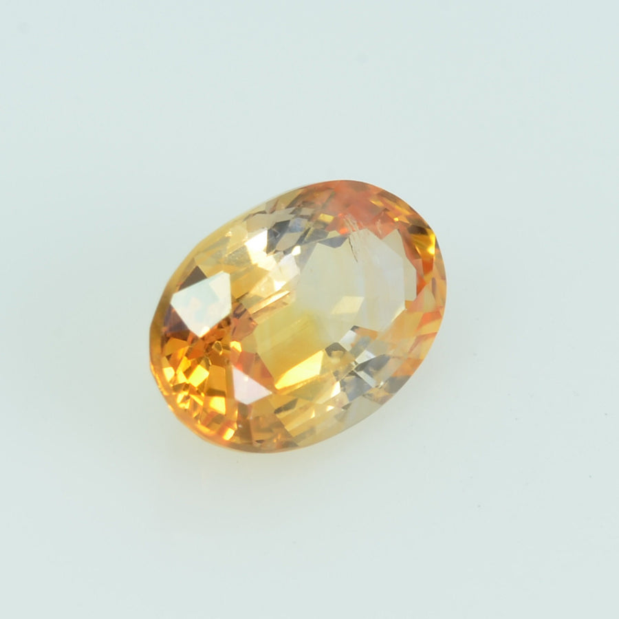 0.63 Cts Natural Yellow Sapphire Loose Gemstone Oval Cut