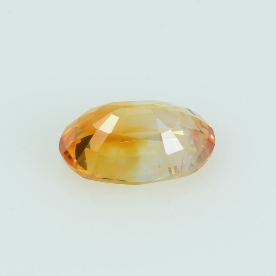 0.63 Cts Natural Yellow Sapphire Loose Gemstone Oval Cut