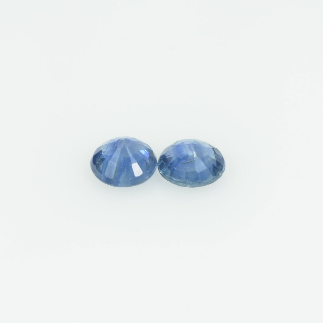 3.7 mm Natural Blue Sapphire Loose Gemstone Round Cut