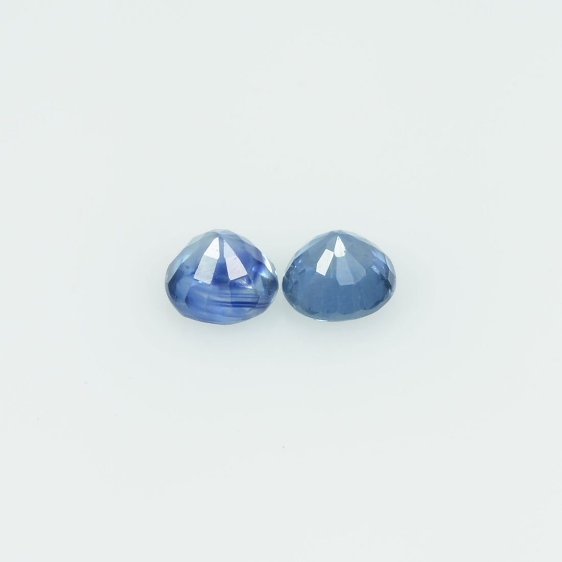 3.7 mm Natural Blue Sapphire Loose Gemstone Round Cut
