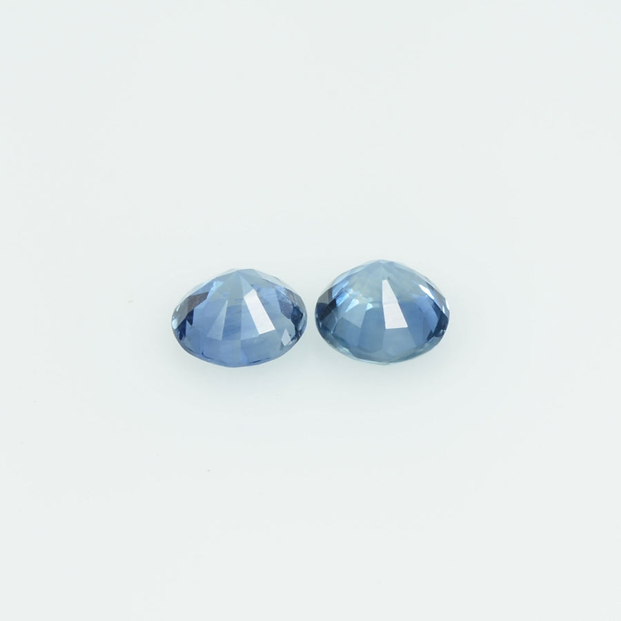4 mm Natural Blue Sapphire Loose Gemstone Round Cut