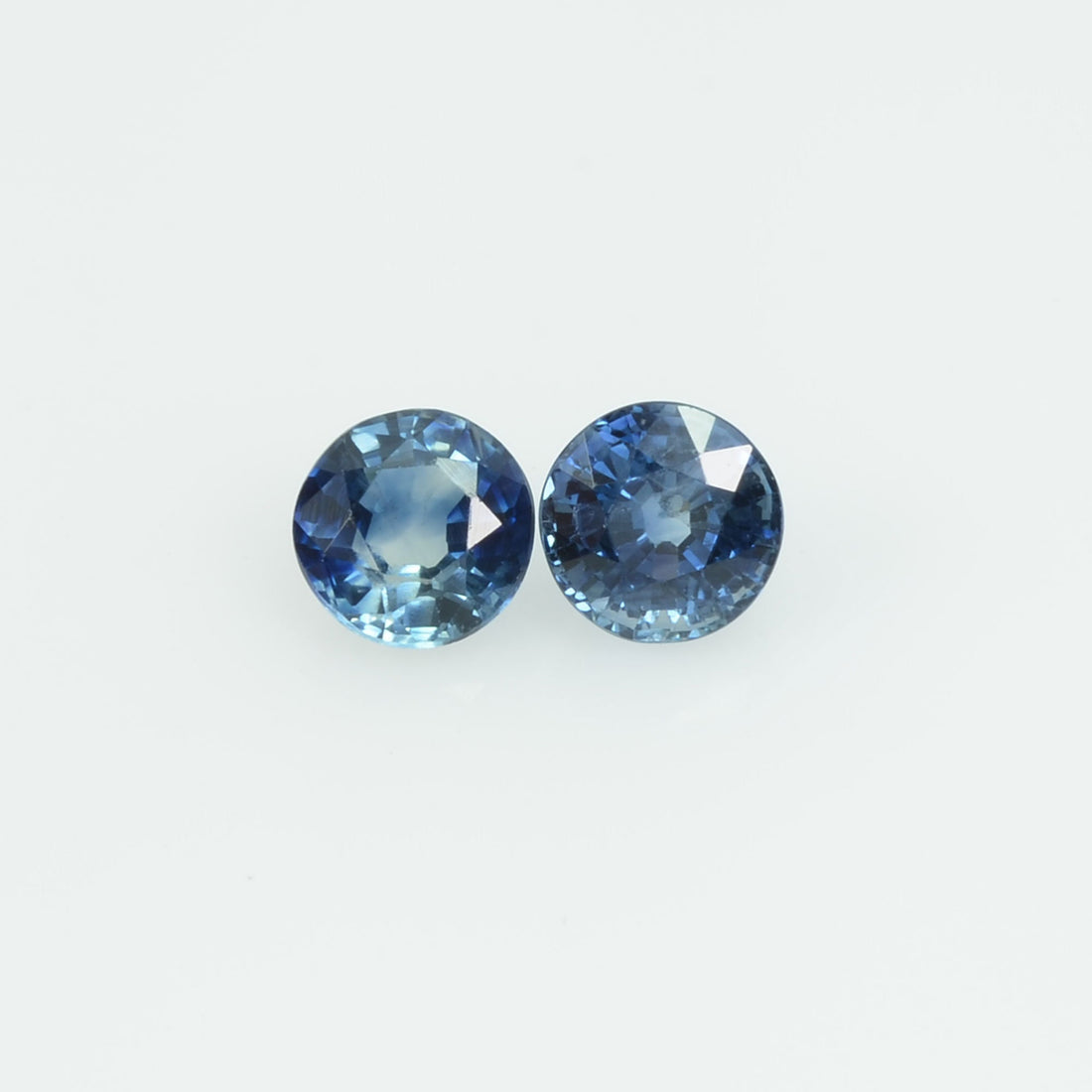 4 mm Natural Blue Sapphire Loose Gemstone Round Cut