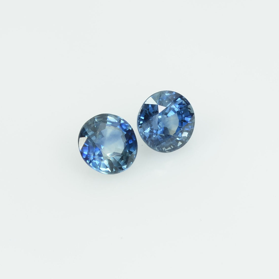 4 mm Natural Blue Sapphire Loose Gemstone Round Cut