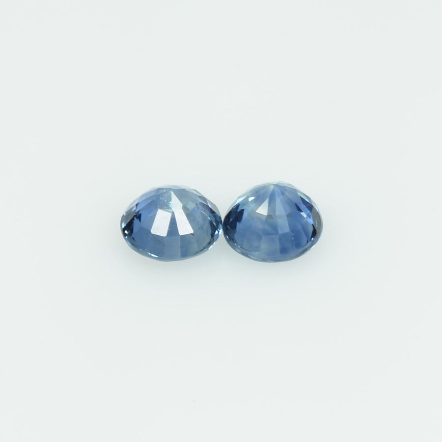4 mm Natural Blue Sapphire Loose Gemstone Round Cut