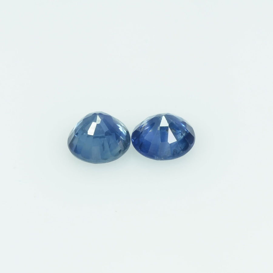 4 mm Natural Blue Sapphire Loose Gemstone Round Cut
