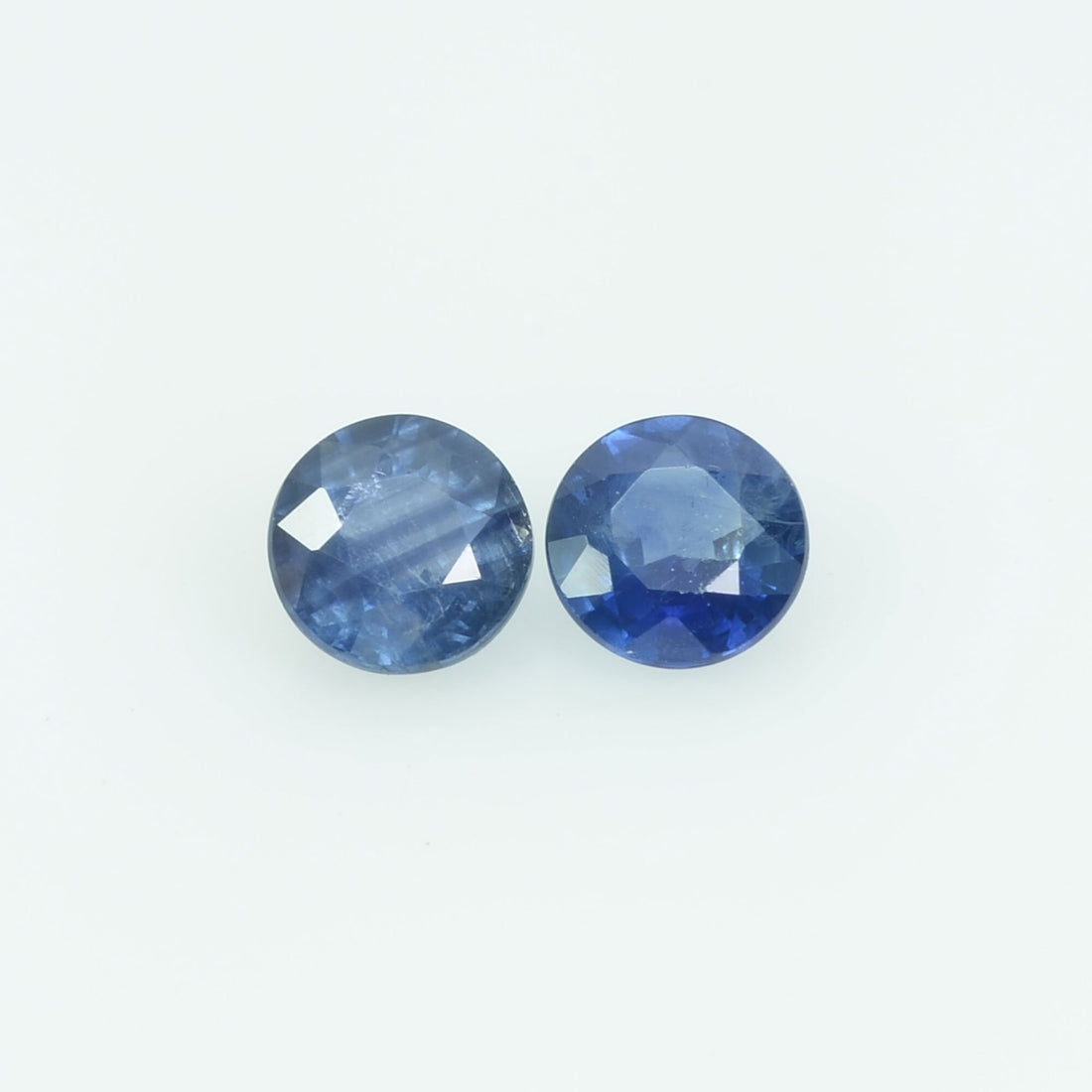 4 mm Natural Blue Sapphire Loose Gemstone Round Cut