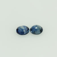 3.5 mm Natural Blue Sapphire Loose Gemstone Round Cut