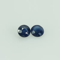 3 mm Natural Blue Sapphire Loose Gemstone Round Cut