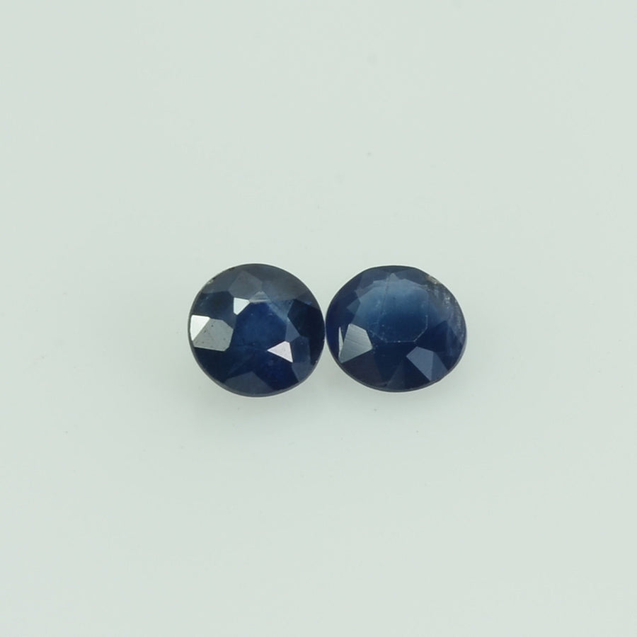 3 mm Natural Blue Sapphire Loose Gemstone Round Cut