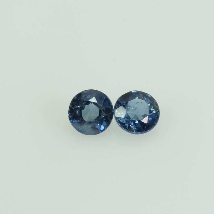 3.2 mm Natural Blue Sapphire Loose Gemstone Round Cut