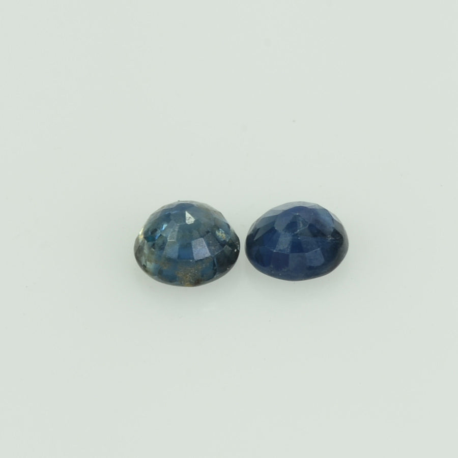3.5-3.6 mm Natural Blue Sapphire Loose Gemstone Round Cut