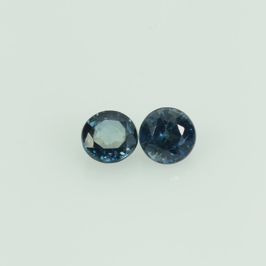 3 mm Natural Blue Sapphire Loose Gemstone Round Cut