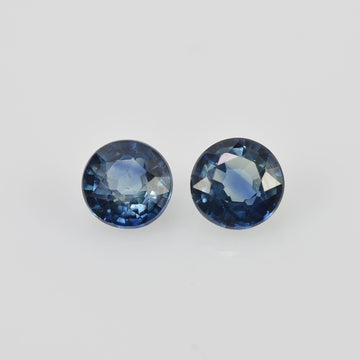 4.00mm Natural Blue Sapphire Loose Gemstone Round Cut