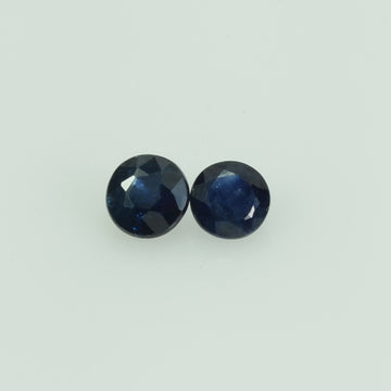 3 mm Natural Blue Sapphire Loose Gemstone Round Cut