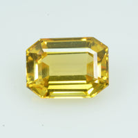 1.85 cts Natural Yellow Sapphire Loose Gemstone Octagon Cut