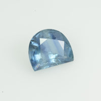 1.20 cts Natural Blue Sapphire Loose Gemstone Half Moon Custom Cut - Thai Gems Export Ltd.