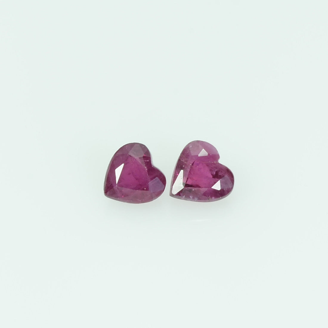 3.5 mm Lot Natural Ruby Loose Gemstone Heart Cut