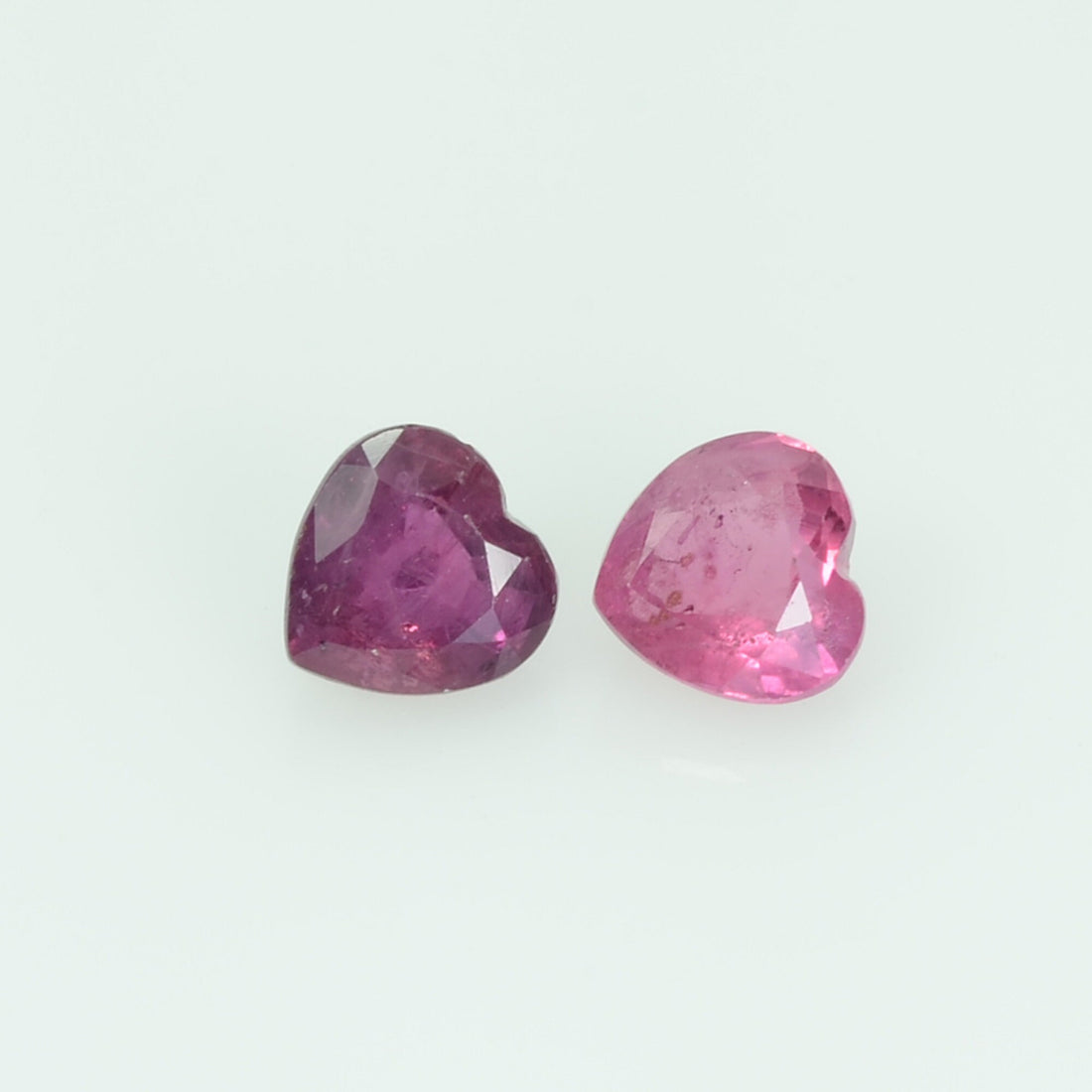 4.5 Mm Natural Ruby Loose Gemstone Heart Cut