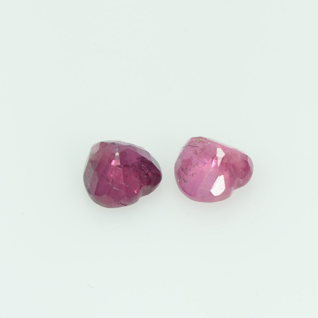 4.5 Mm Natural Ruby Loose Gemstone Heart Cut