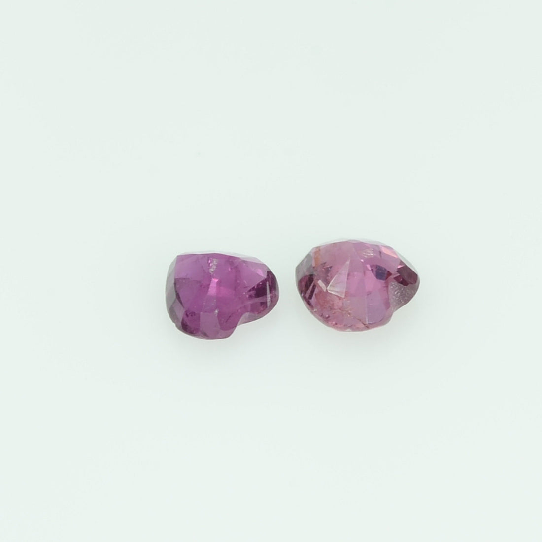 4 Mm Natural Ruby Loose Gemstone Heart Cut