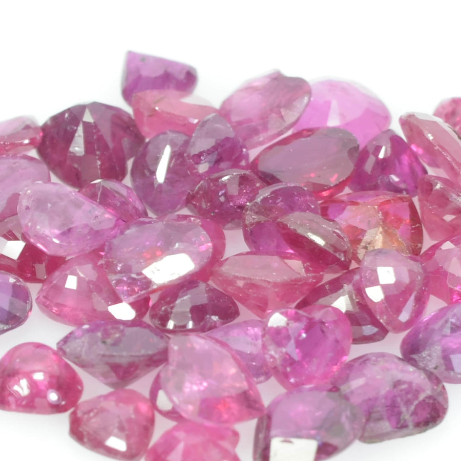 12.68 Cts Natural Ruby Loose Gemstone Heart Cut