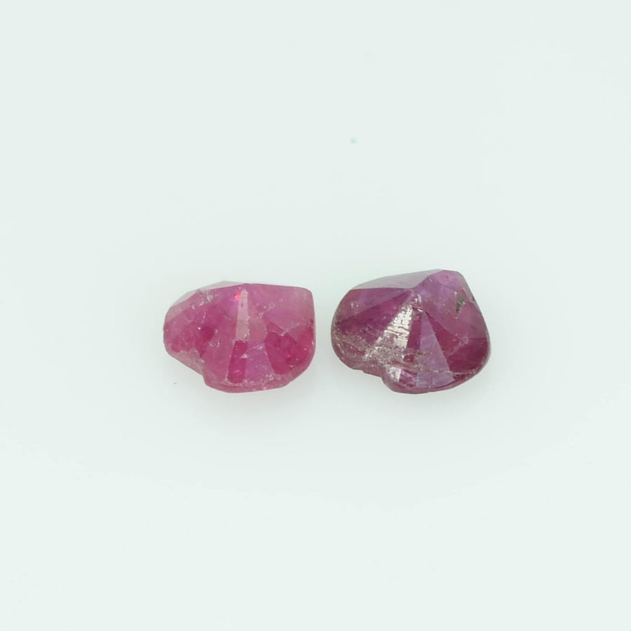 12.68 Cts Natural Ruby Loose Gemstone Heart Cut