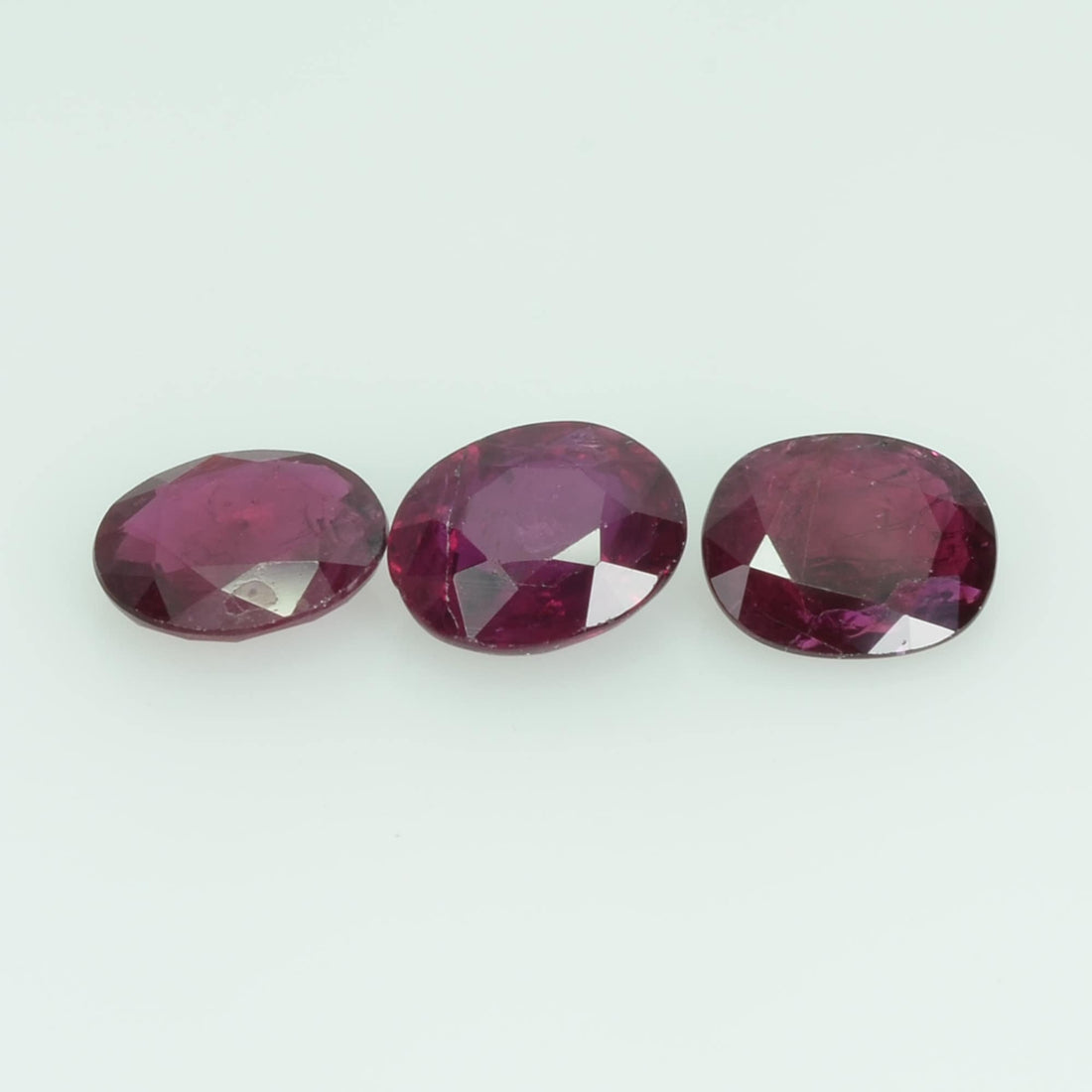 6X5 Natural Thai Ruby Loose Gemstone Oval Cut