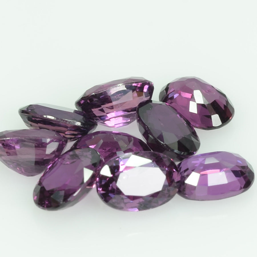 6x4 Natural Thai Ruby Loose Gemstone Oval Cut