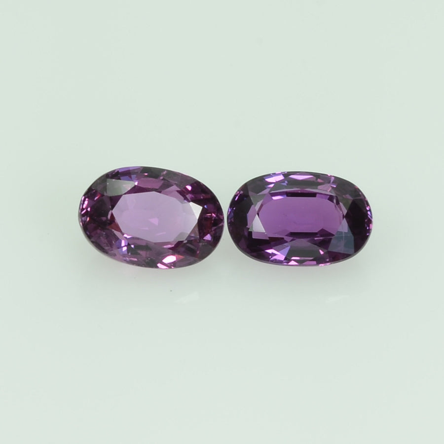 6x4 Natural Thai Ruby Loose Gemstone Oval Cut