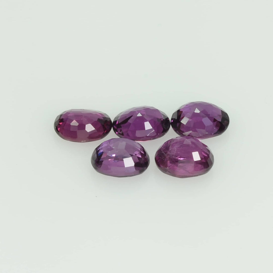 4x3 mm Natural Thai Ruby Loose Gemstone Oval Cut