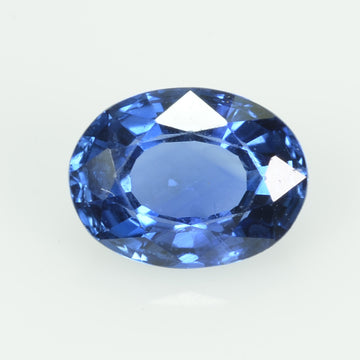 0.91 Cts Natural Blue Sapphire Loose Gemstone Oval Cut AGL Certified