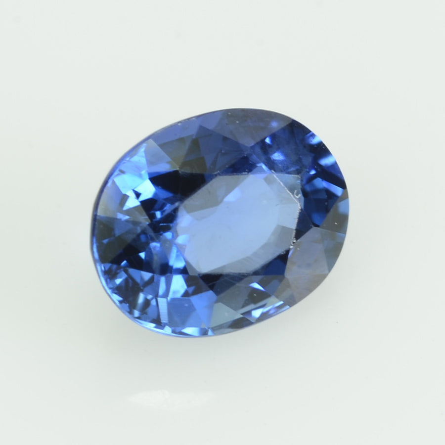 0.95 Cts Natural Blue Sapphire Loose Gemstone Oval Cut AGL Certified