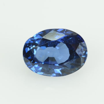 0.88 Cts Natural Blue Sapphire Loose Gemstone Oval Cut AGL Certified