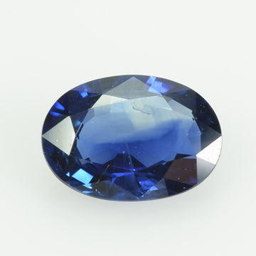 0.85 cts natural blue sapphire loose gemstone oval cut AGL Certified