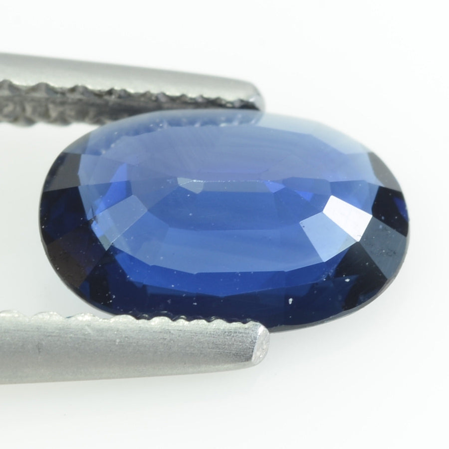 1.11 cts natural blue sapphire loose gemstone oval cut AGL Certified