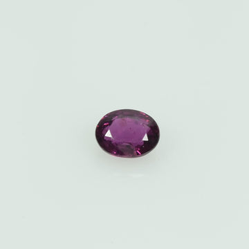 0.25 Cts Natural Thai Ruby Loose Gemstone Oval Cut