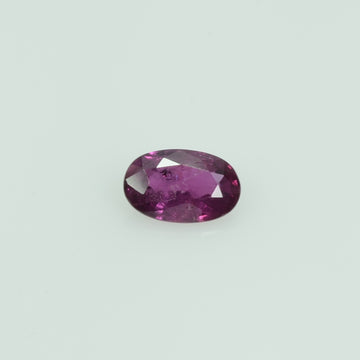 0.27 Cts Natural Thai Ruby Loose Gemstone Oval Cut