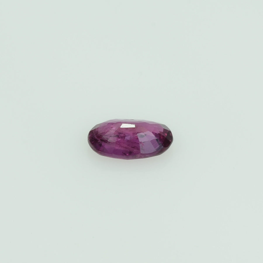 0.27 Cts Natural Thai Ruby Loose Gemstone Oval Cut