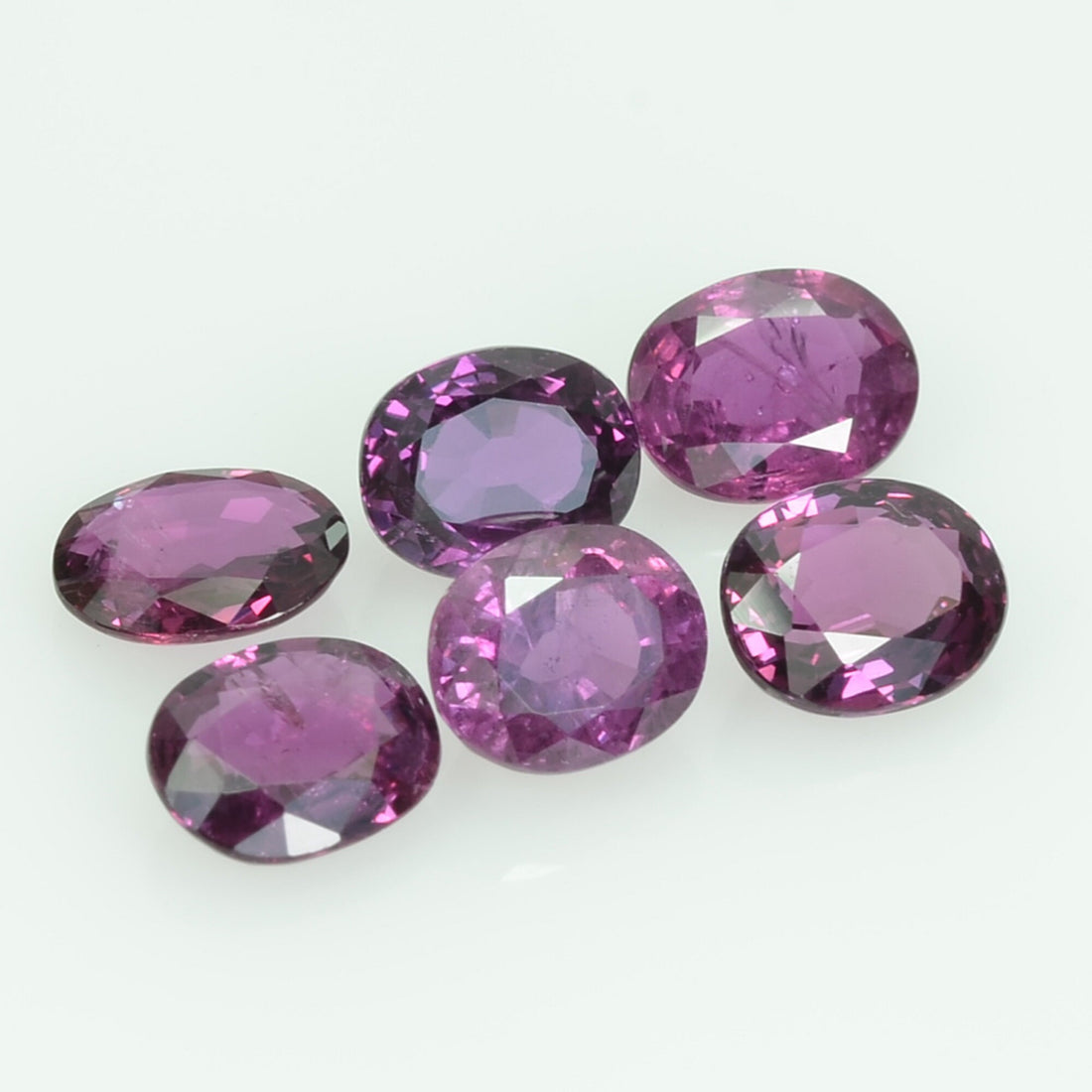 5x4 mm Natural Thai Ruby Loose Gemstone Oval Cut
