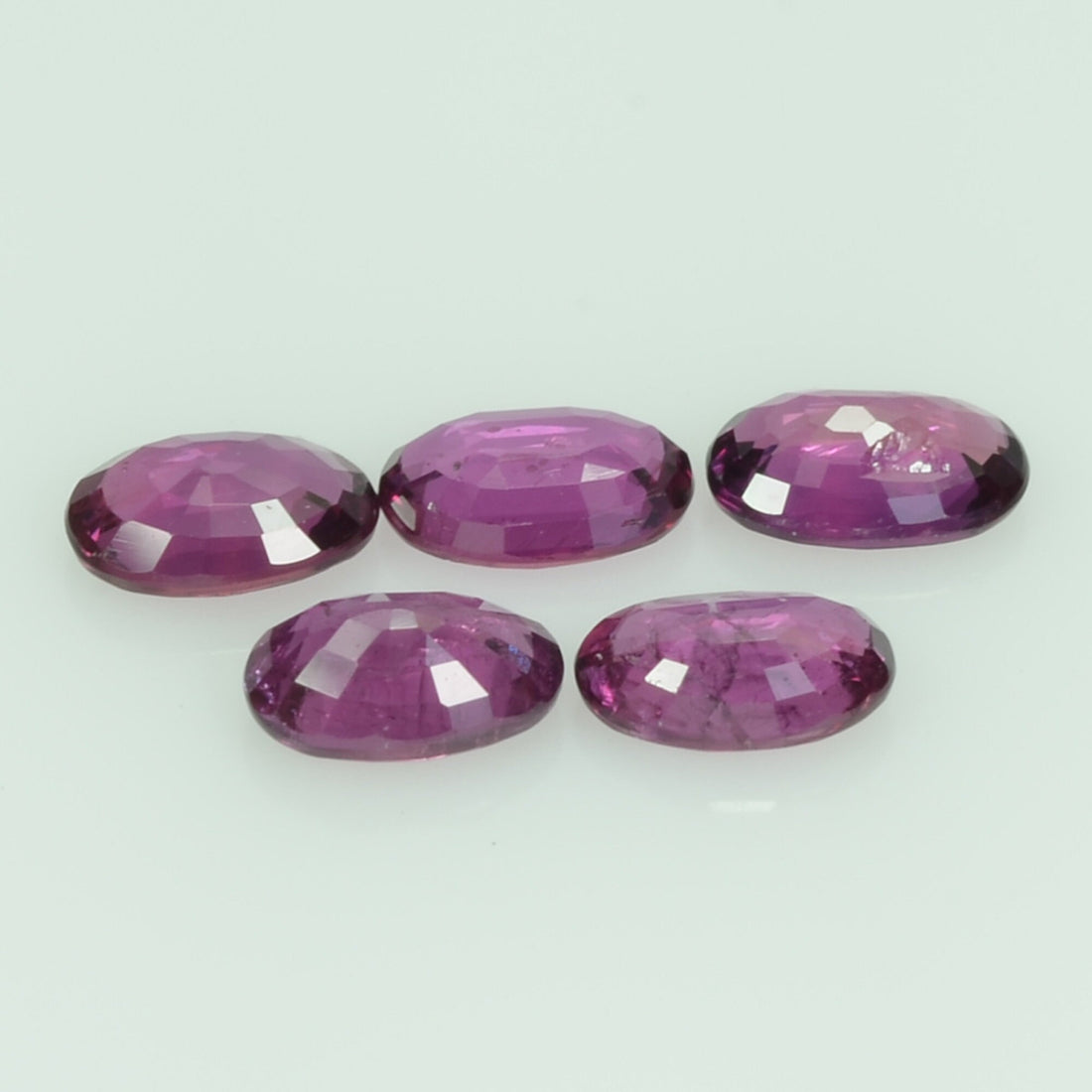 5.5x3.5 mm Natural Thai Ruby Loose Gemstone Oval Cut