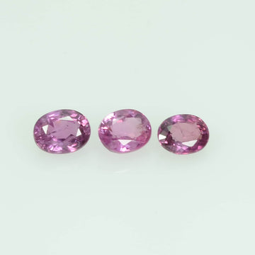 4x3 Natural Thai Ruby Loose Gemstone Oval Cut