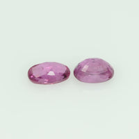 5.5X3.5 mm Natural Thai Ruby Loose Gemstone Oval Cut